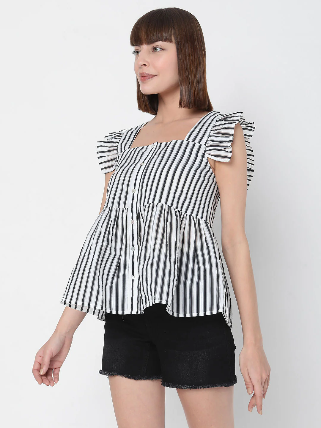 White Striped Top - Image 3