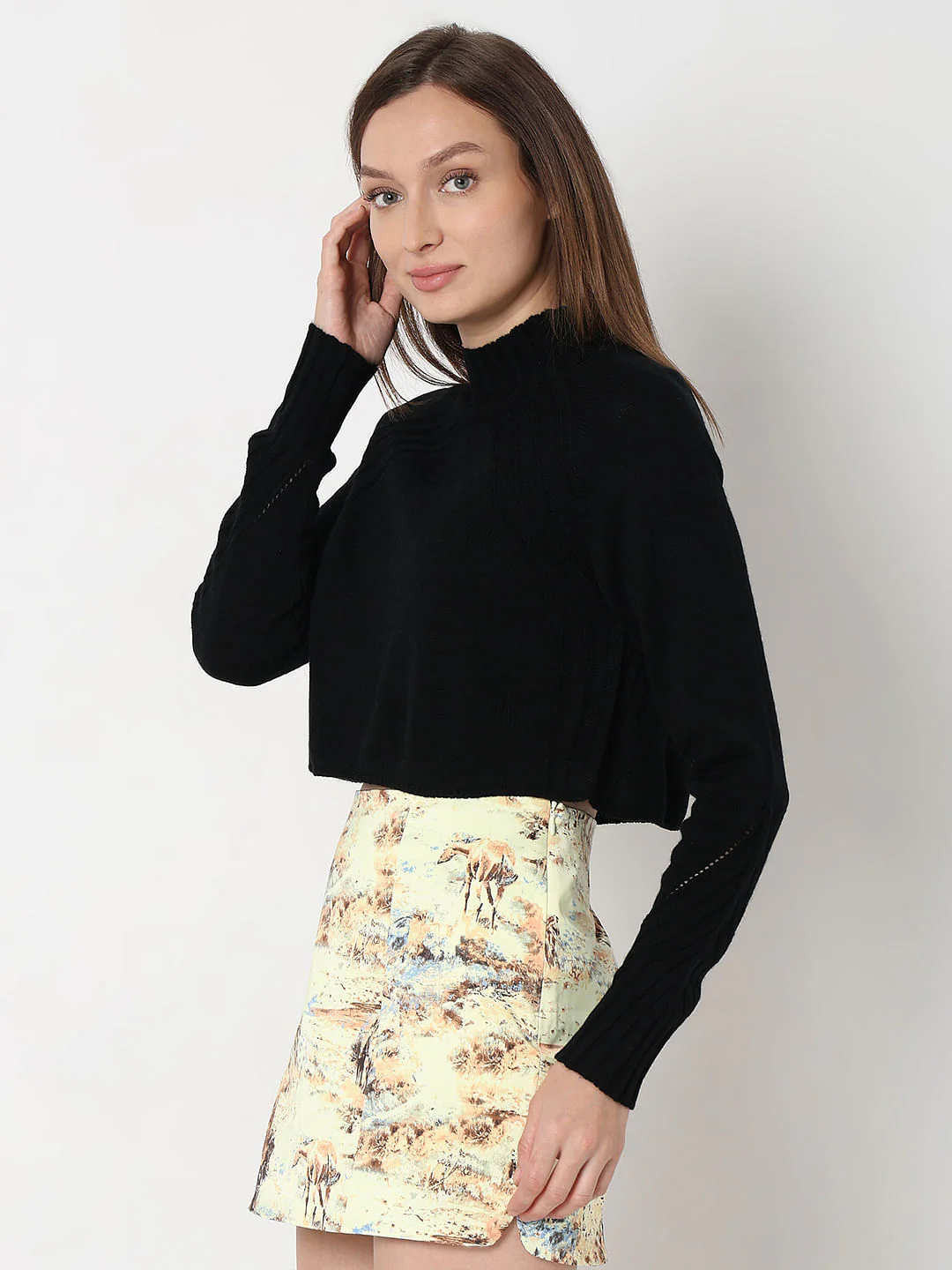Black Turtle Neck Pullover - Image 3