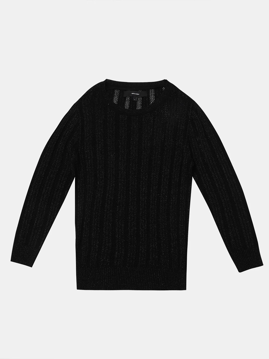 Black Lurex Knit Pullover - Image 7