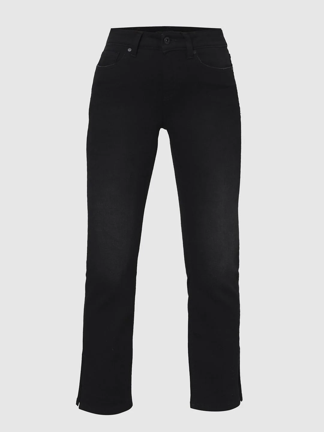 Black Mid Rise Petra Bootcut Jeans - Image 7