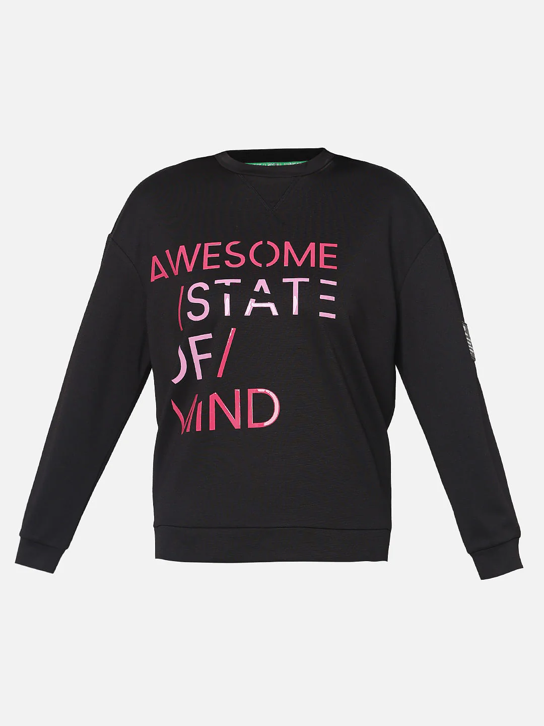 Black Printed Co-Ord Set Sweatshirt - Image 7