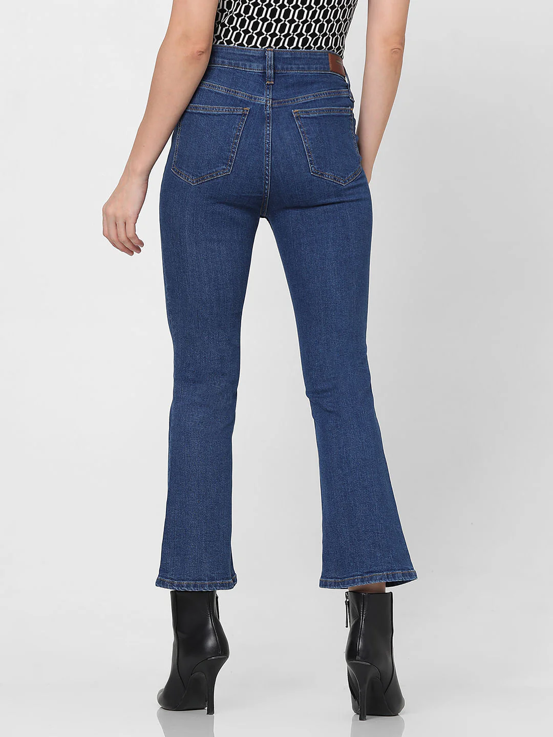 Blue High Rise Petra Bootcut Jeans - Image 4