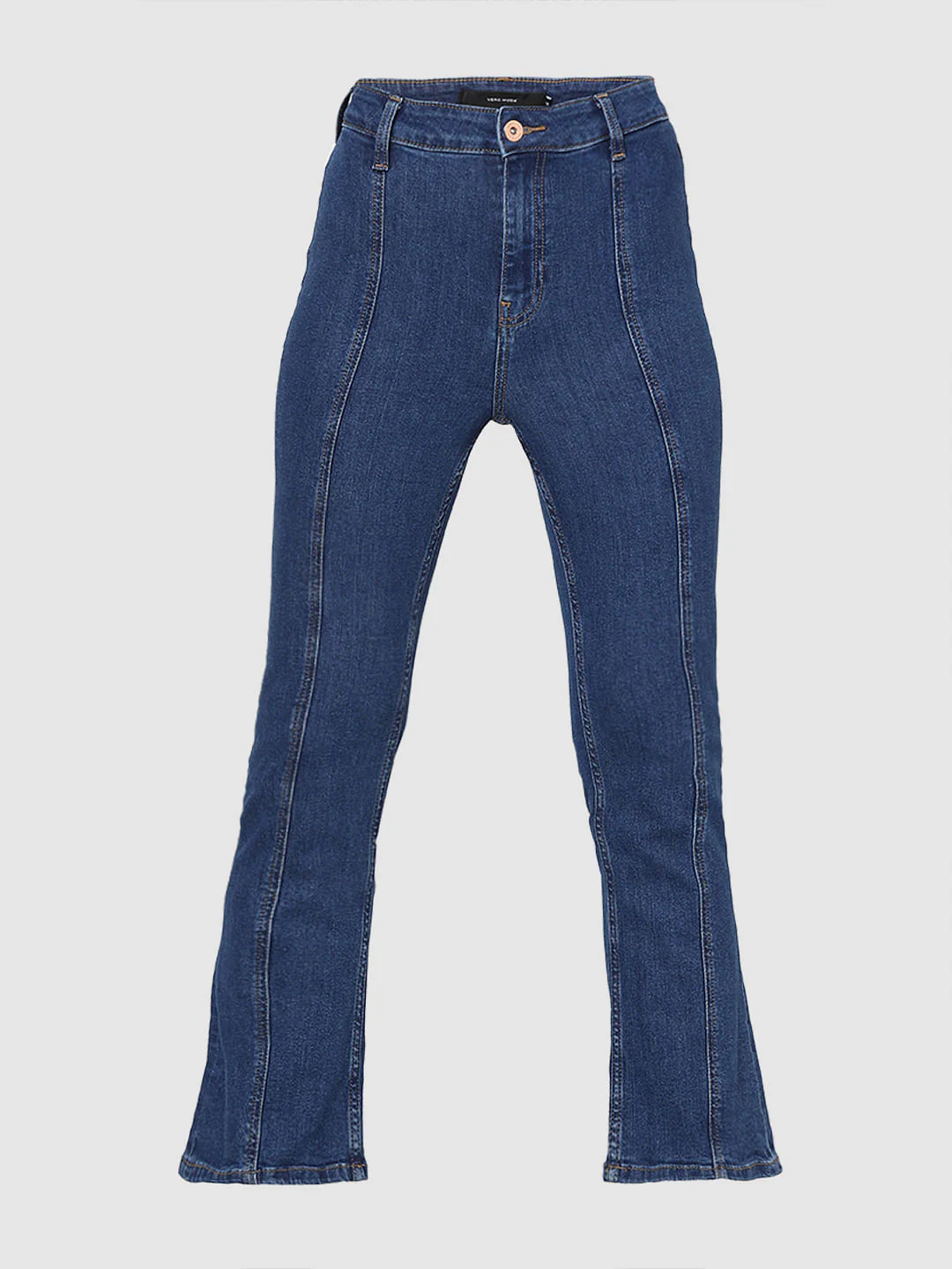 Blue High Rise Petra Bootcut Jeans - Image 7