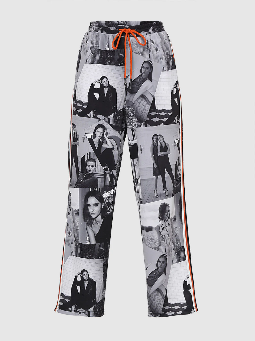 Black & White Photoprint Co-Ord Set Sweatpants - Image 7