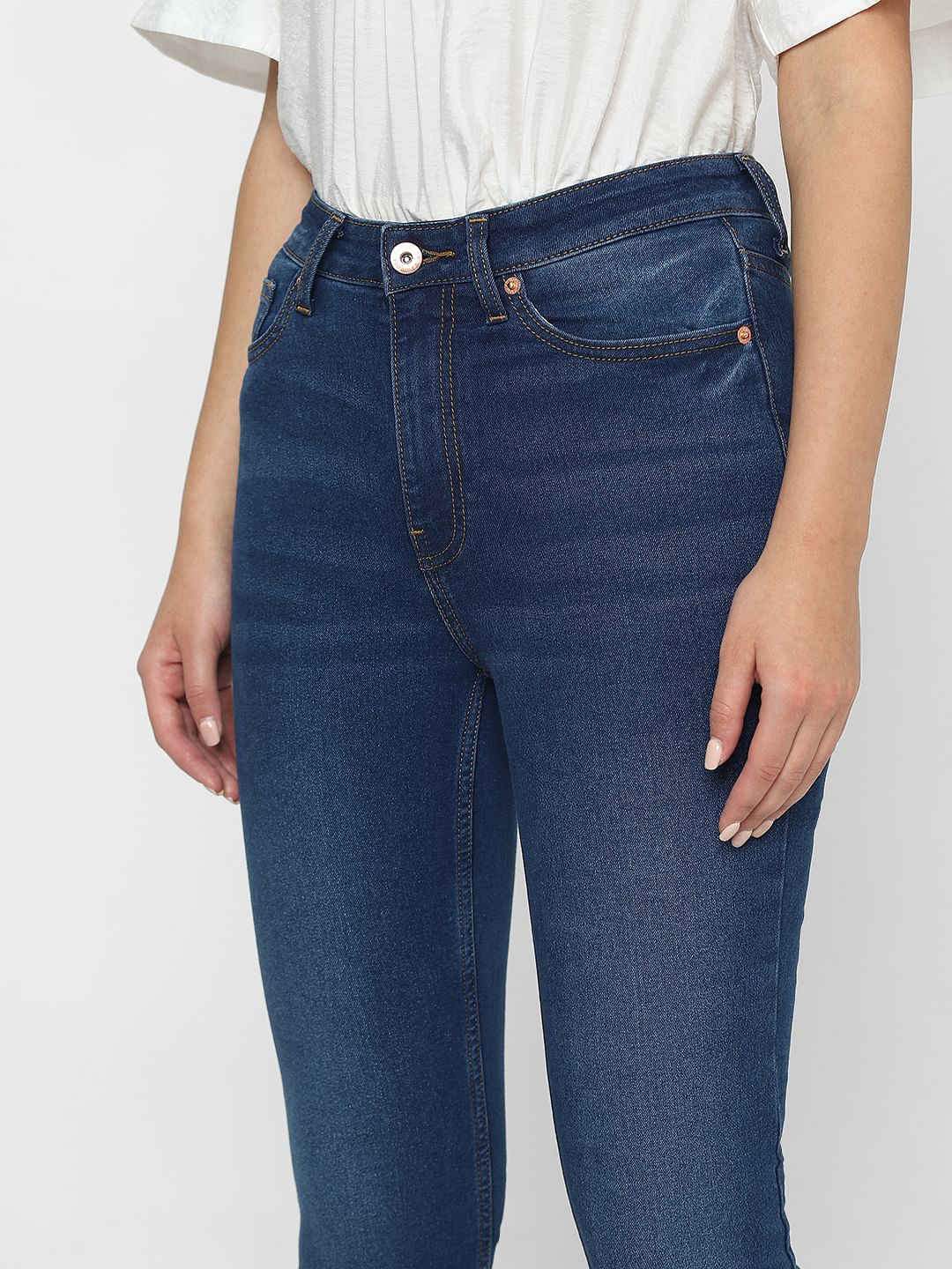 Blue High Rise Petra Bootcut Jeans - Image 6