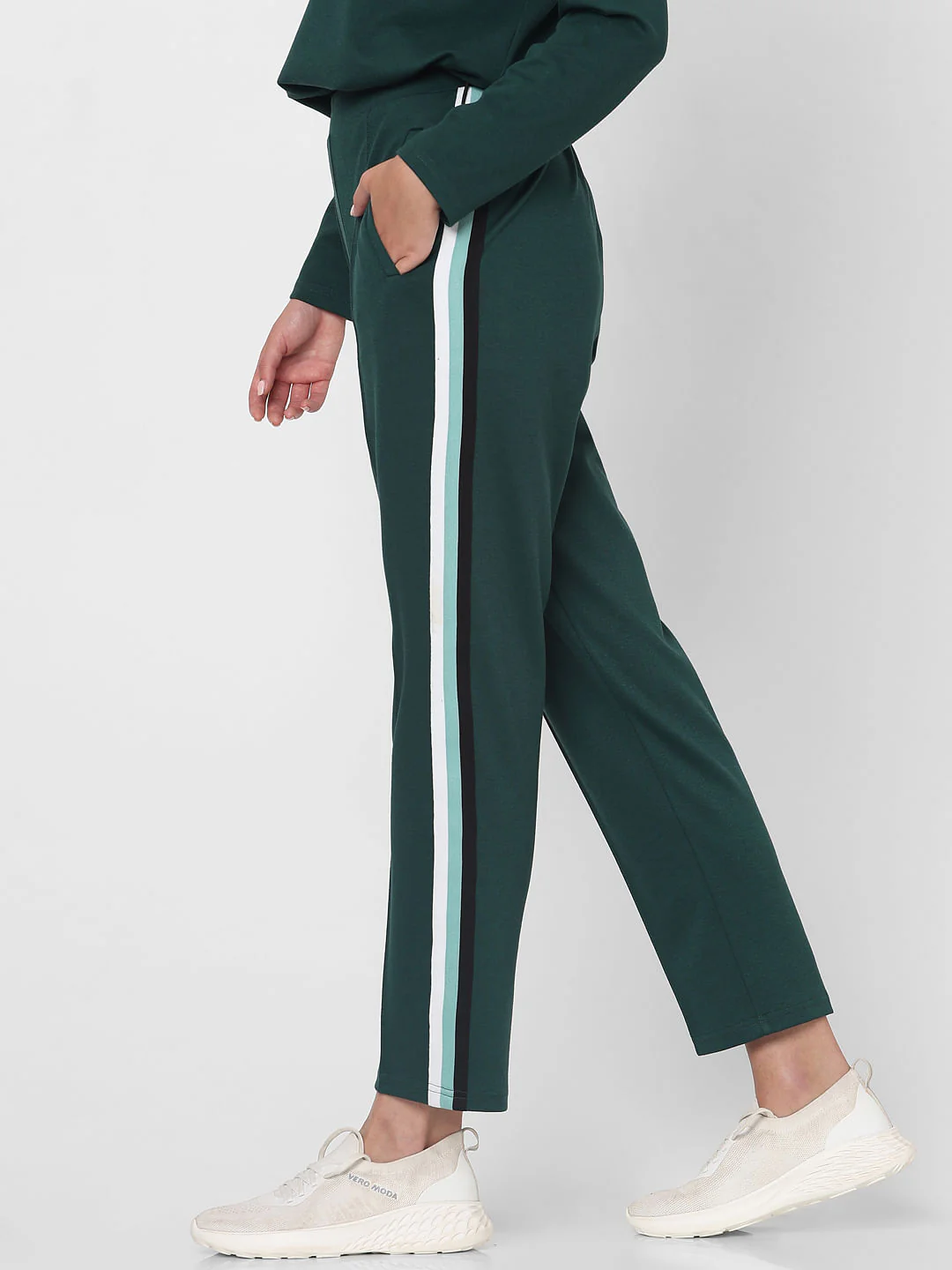 Green High Rise Co-Ord Set Pants - Image 3