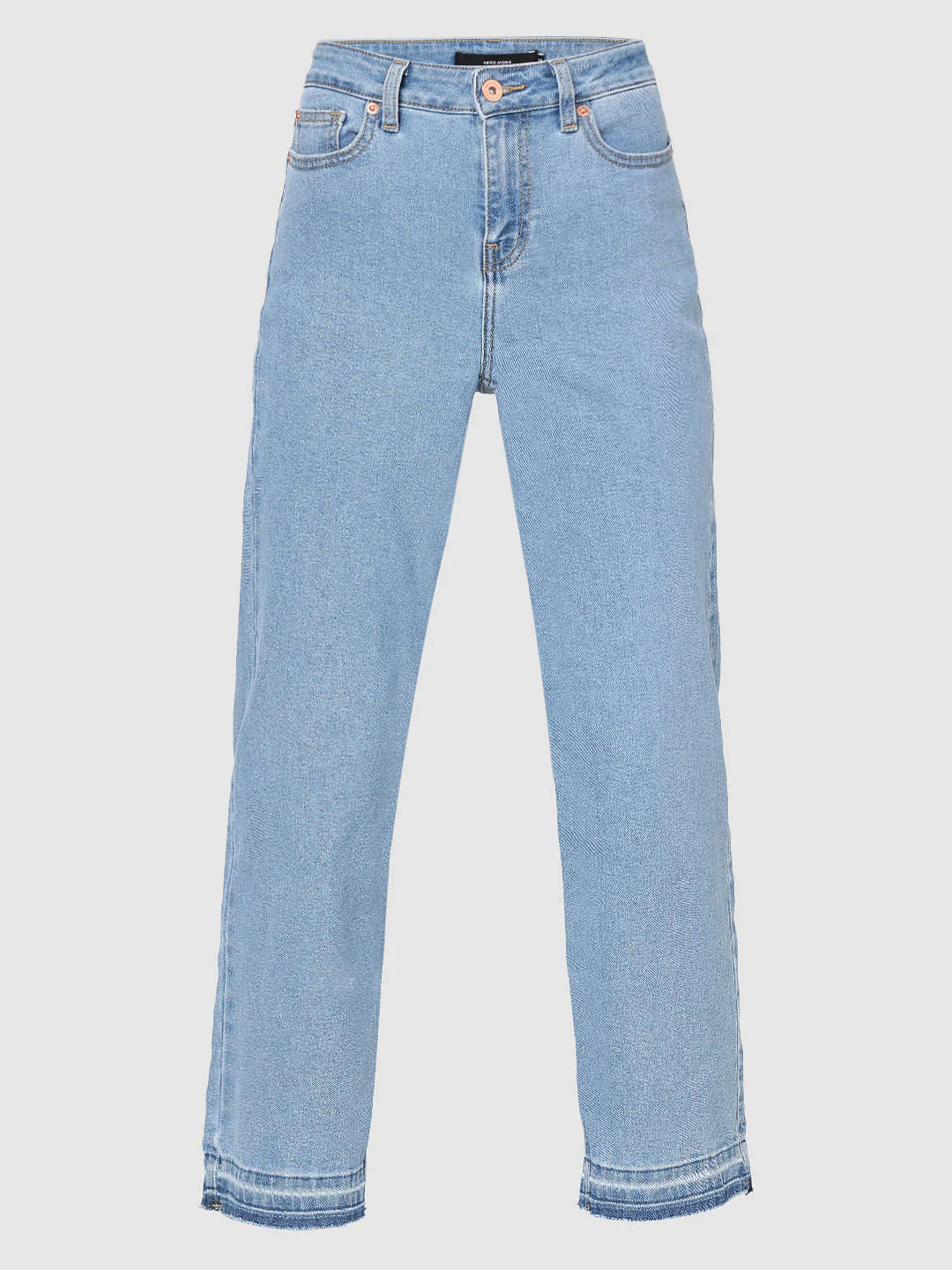 Blue Washed Zoey Wide-Leg Jeans - Image 7