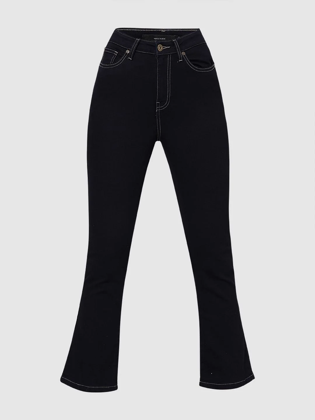 Dark Blue High Rise Petra Bootcut Jeans - Image 7