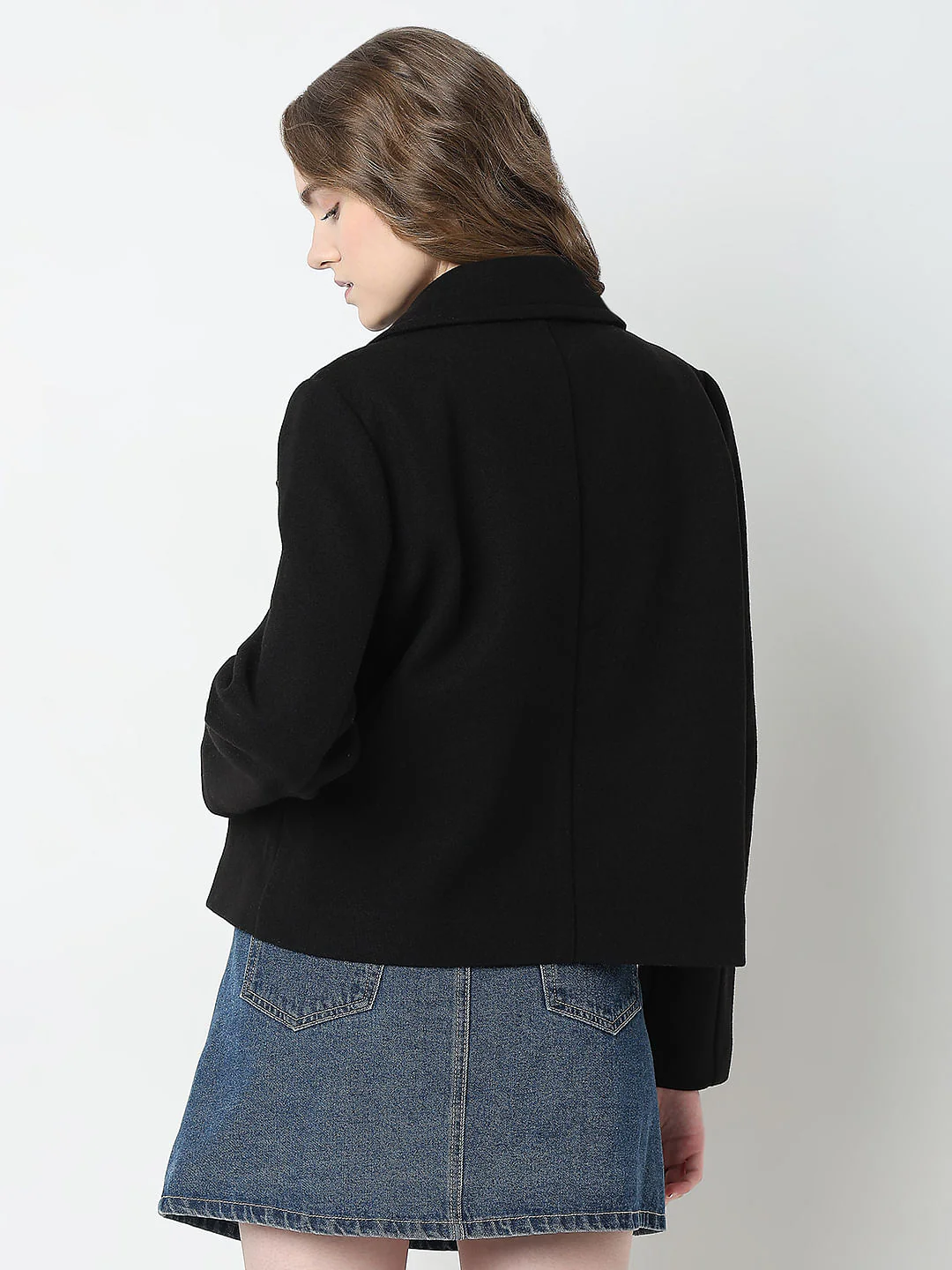 Black Double Breasted Jacket - Image 4