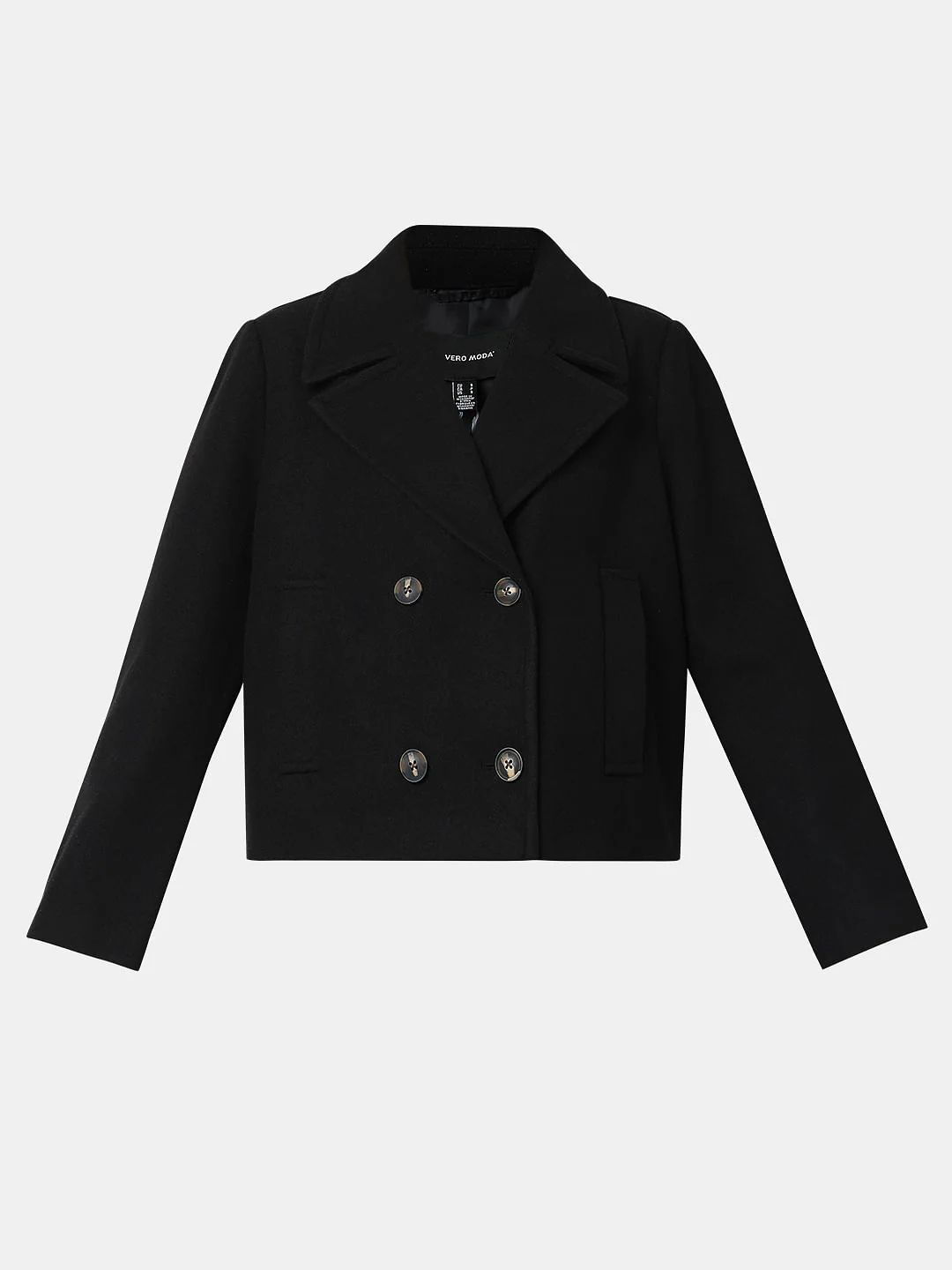 Black Double Breasted Jacket - Image 7