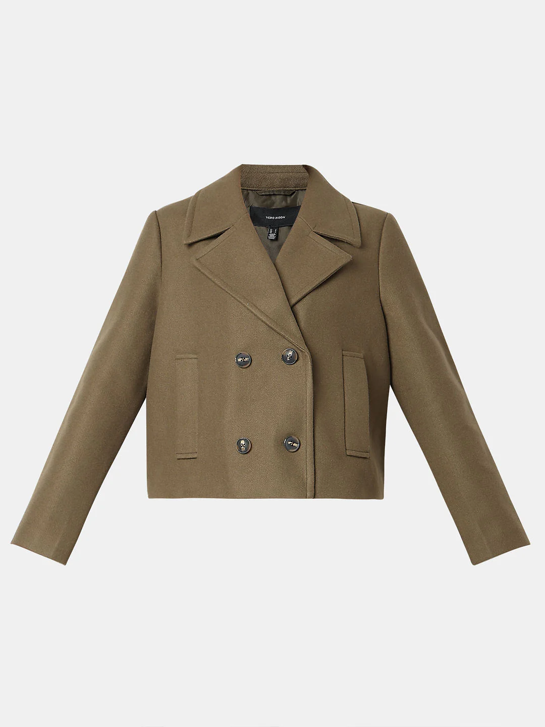 Brown Double Breasted Jacket - Image 7