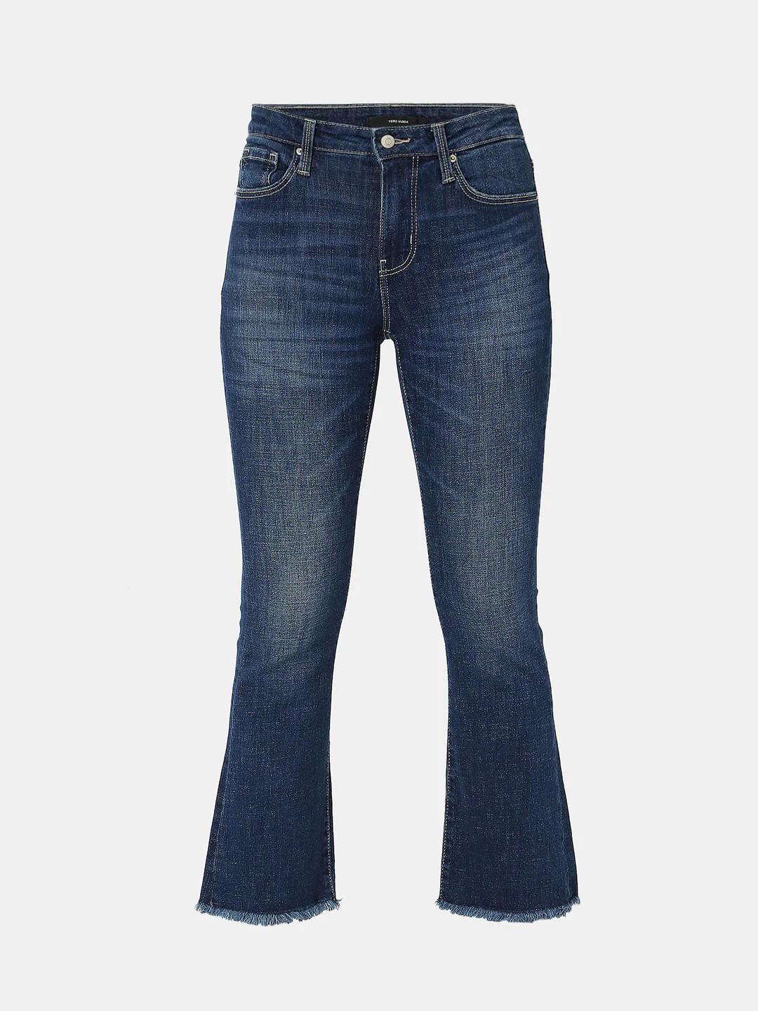 Blue Mid Rise Petra Bootcut Jeans - Image 7