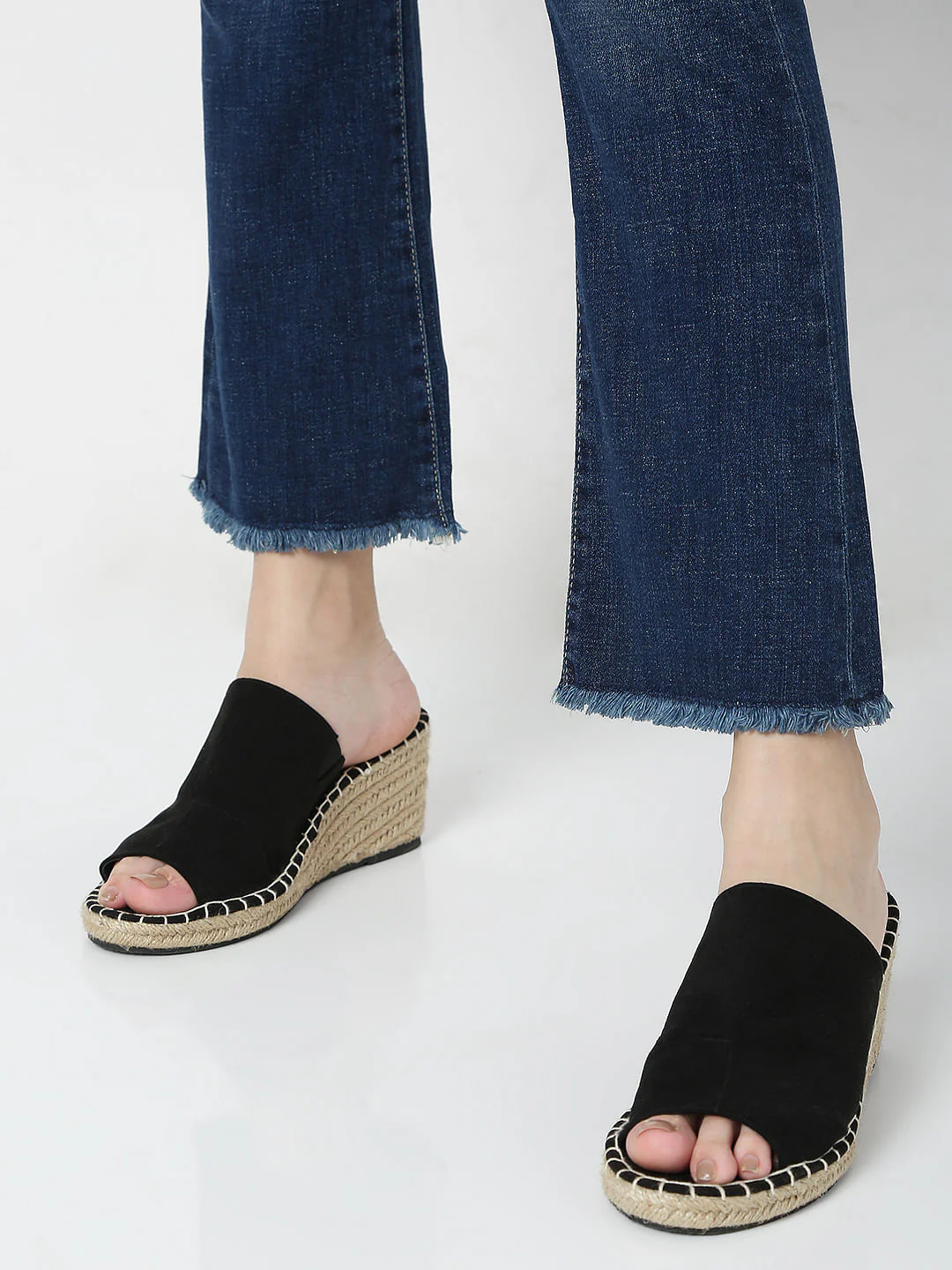 Blue Mid Rise Petra Bootcut Jeans - Image 8