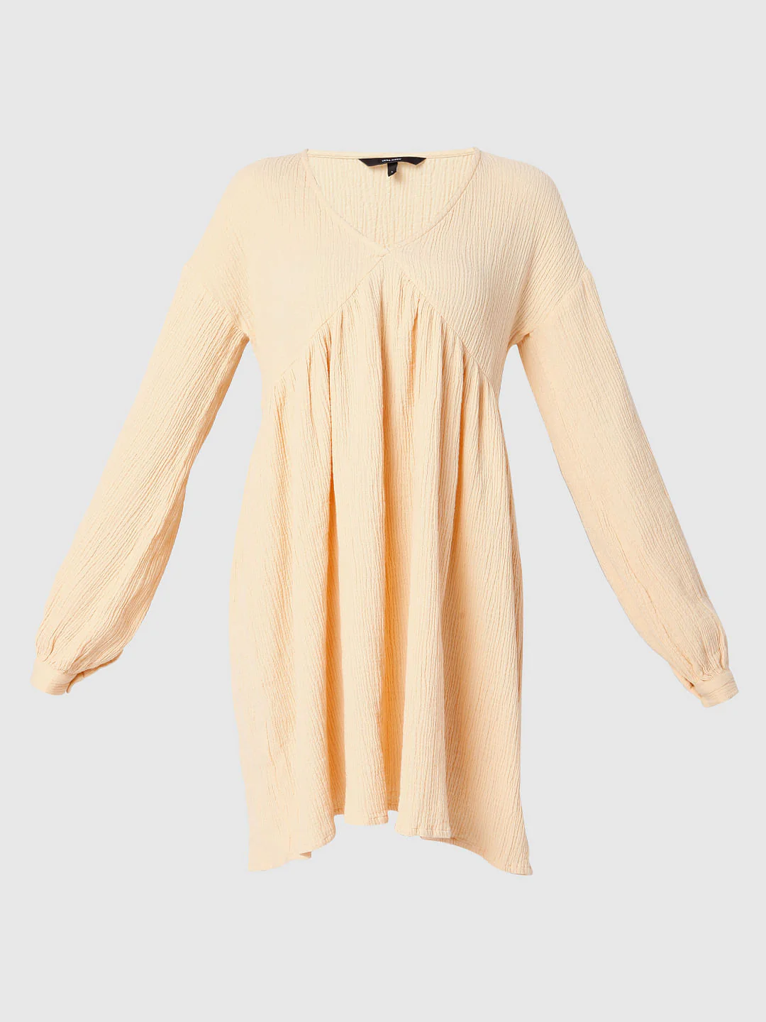 Orange Textured Dress - Image 7