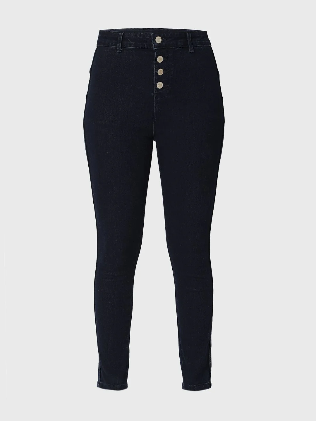 Blue High Waist Push Up Wendy Skinny Jeans - Image 7