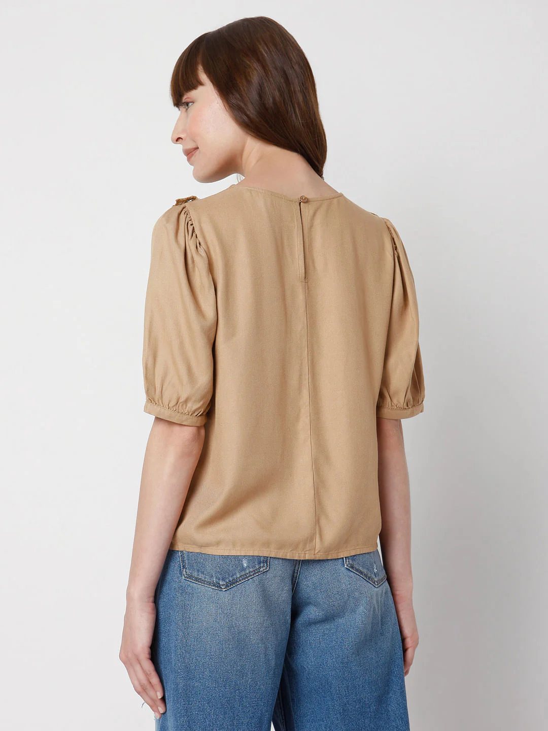 Brown Lace Top - Image 4