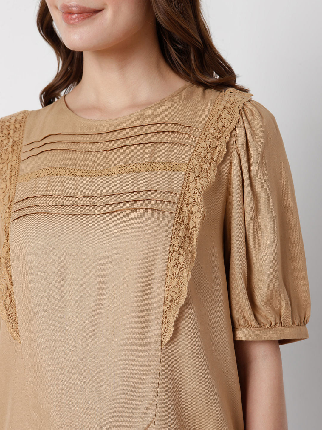 Brown Lace Top - Image 6