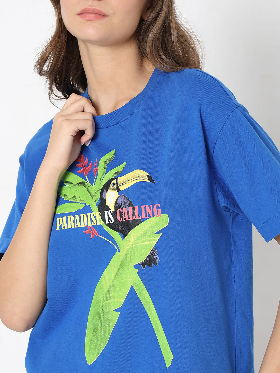 Blue Graphic Print T-Shirt - Image 6
