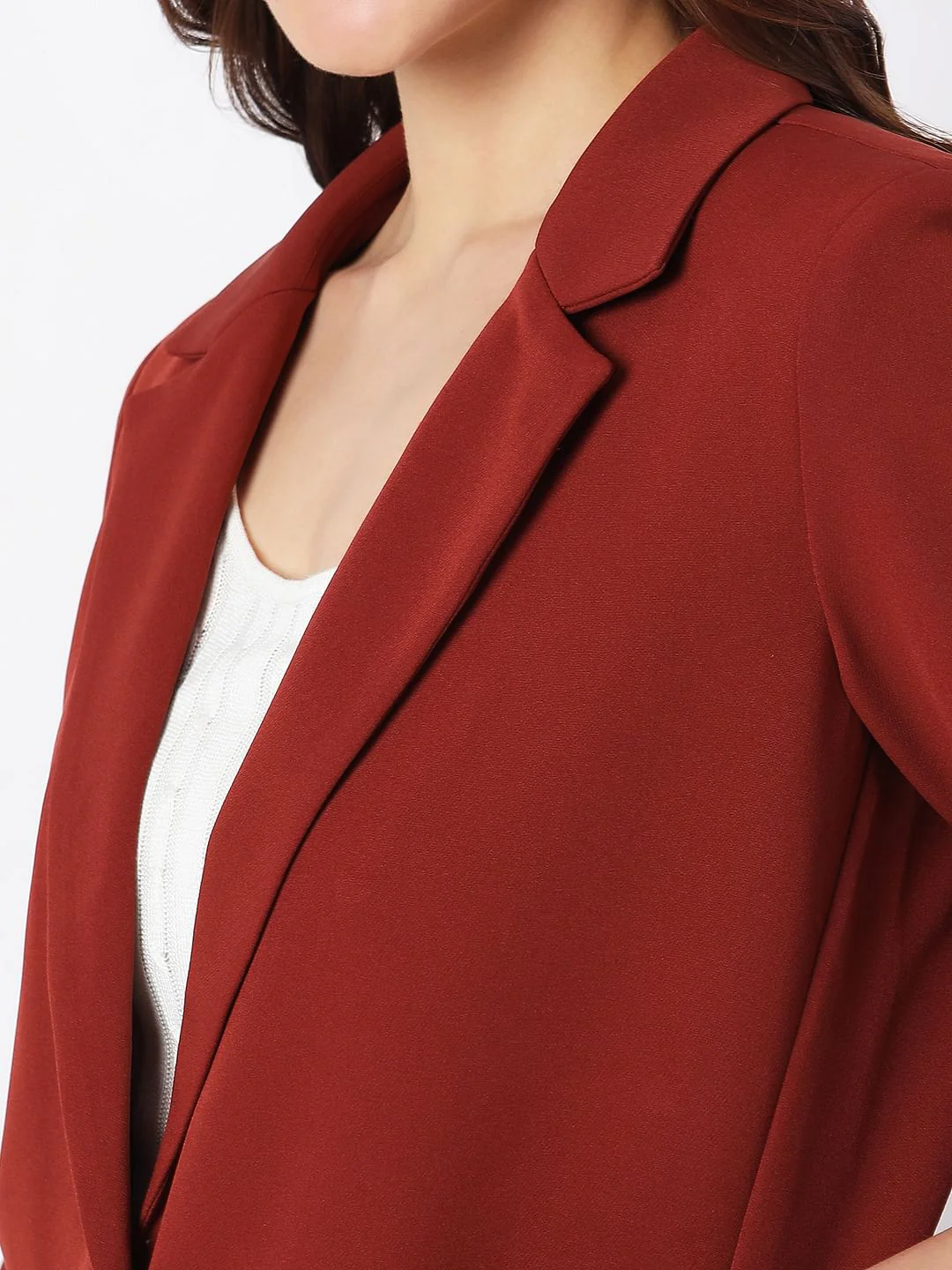 Brick Red Co-Ord Set Blazer - Image 8