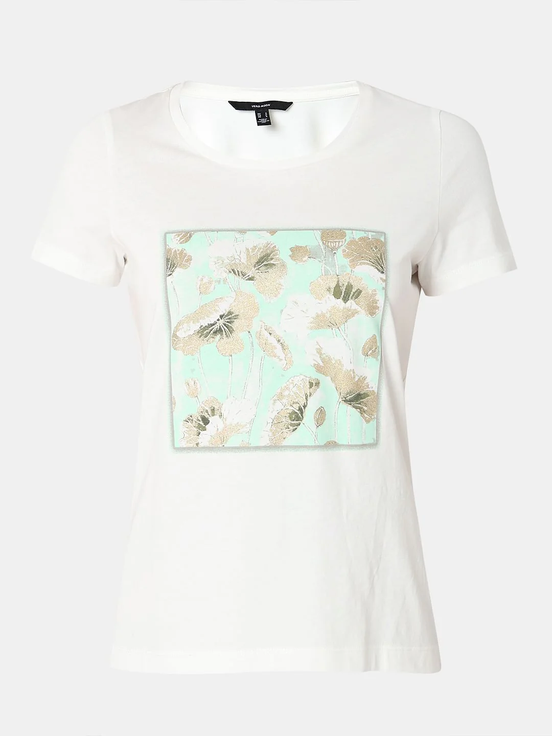 White Graphic Print T-Shirt - Image 7