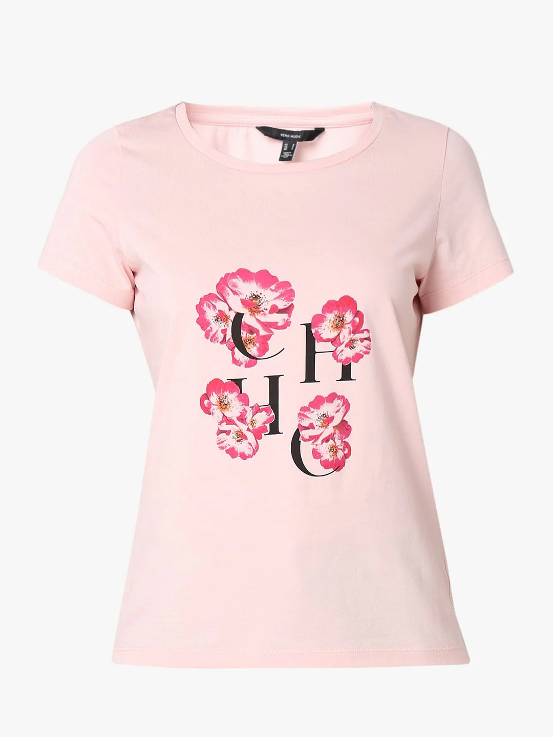 Pink Floral Print T-Shirt - Image 7