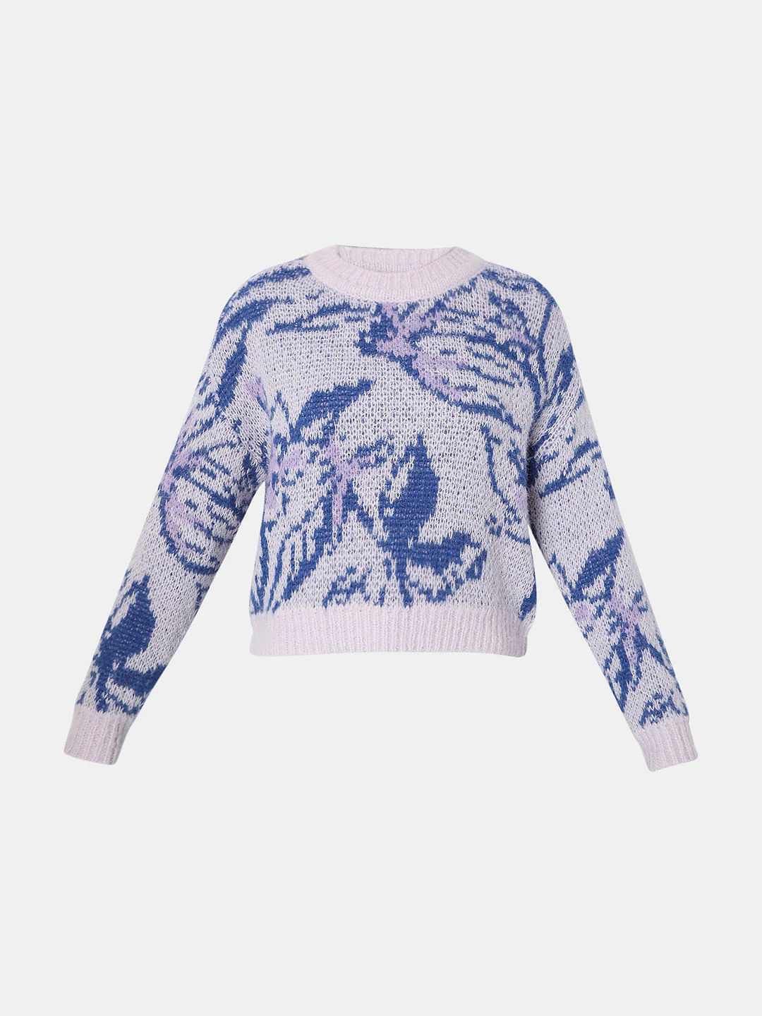 Purple Yarn Dyed Pullover - Image 7