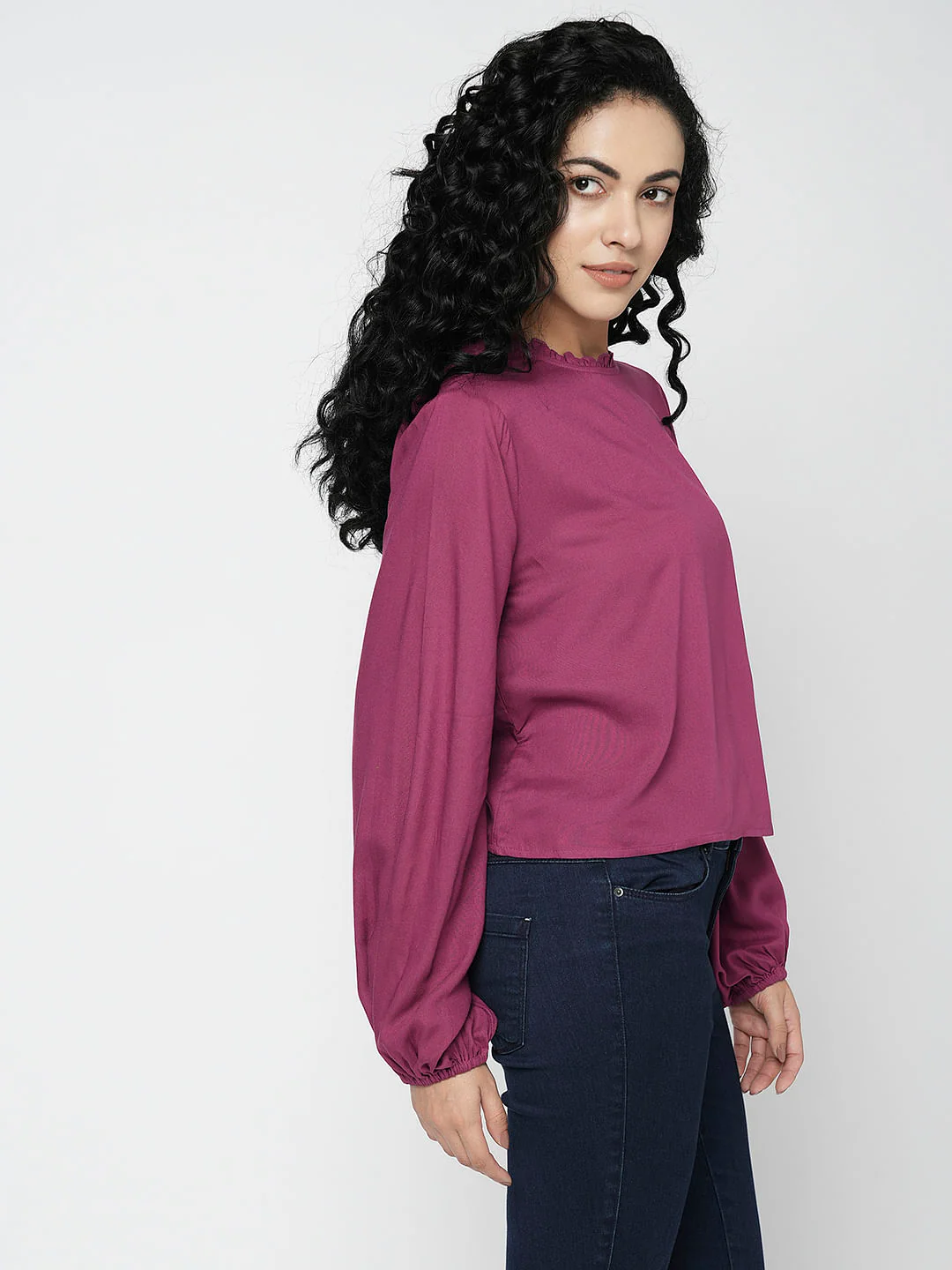 I.Scenery By Vero Moda Pink Full Sleeves Top - Image 3