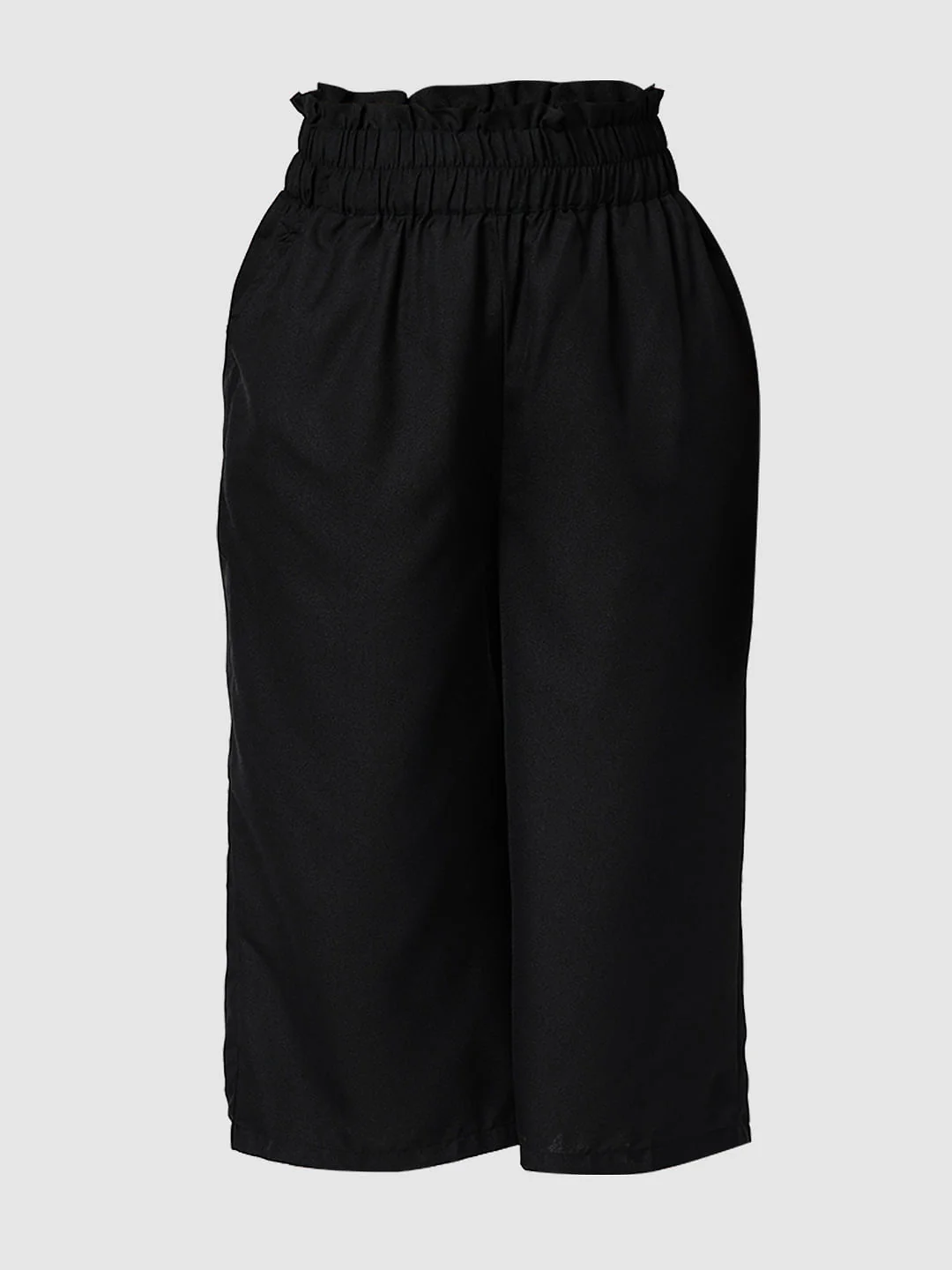 I.Scenery By Vero Moda Black High Rise Culottes - Image 7