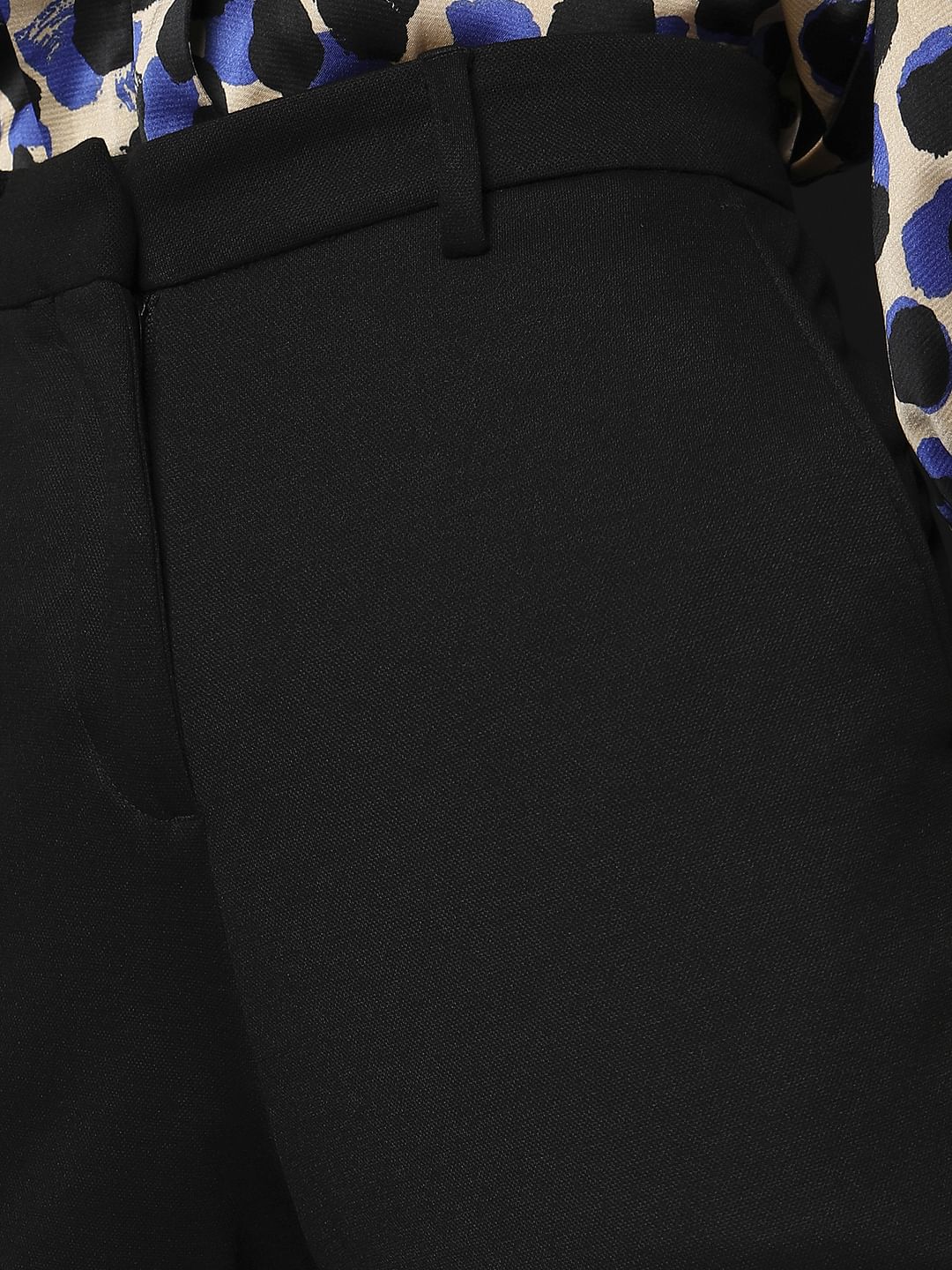 Black High Rise Tailored Co-Ord Set Pants - Image 7