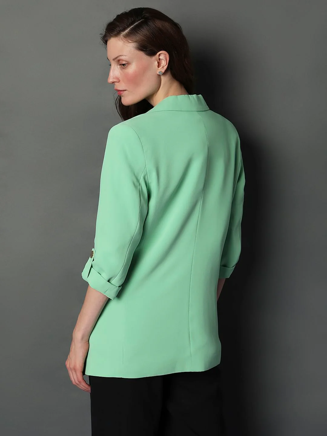 Light Green Semi-Formal Blazer - Image 4