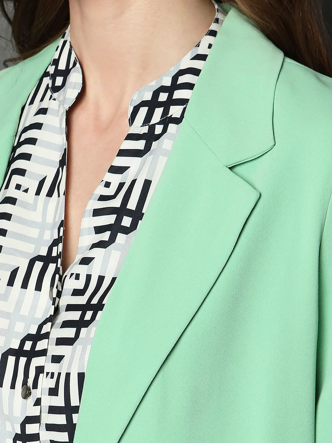 Light Green Semi-Formal Blazer - Image 8