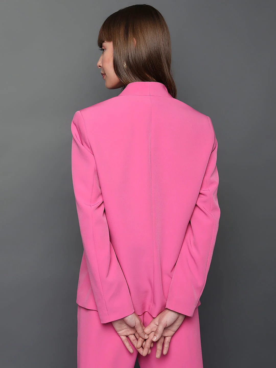 Pink Tailored Co-Ord Set Blazer - Image 4