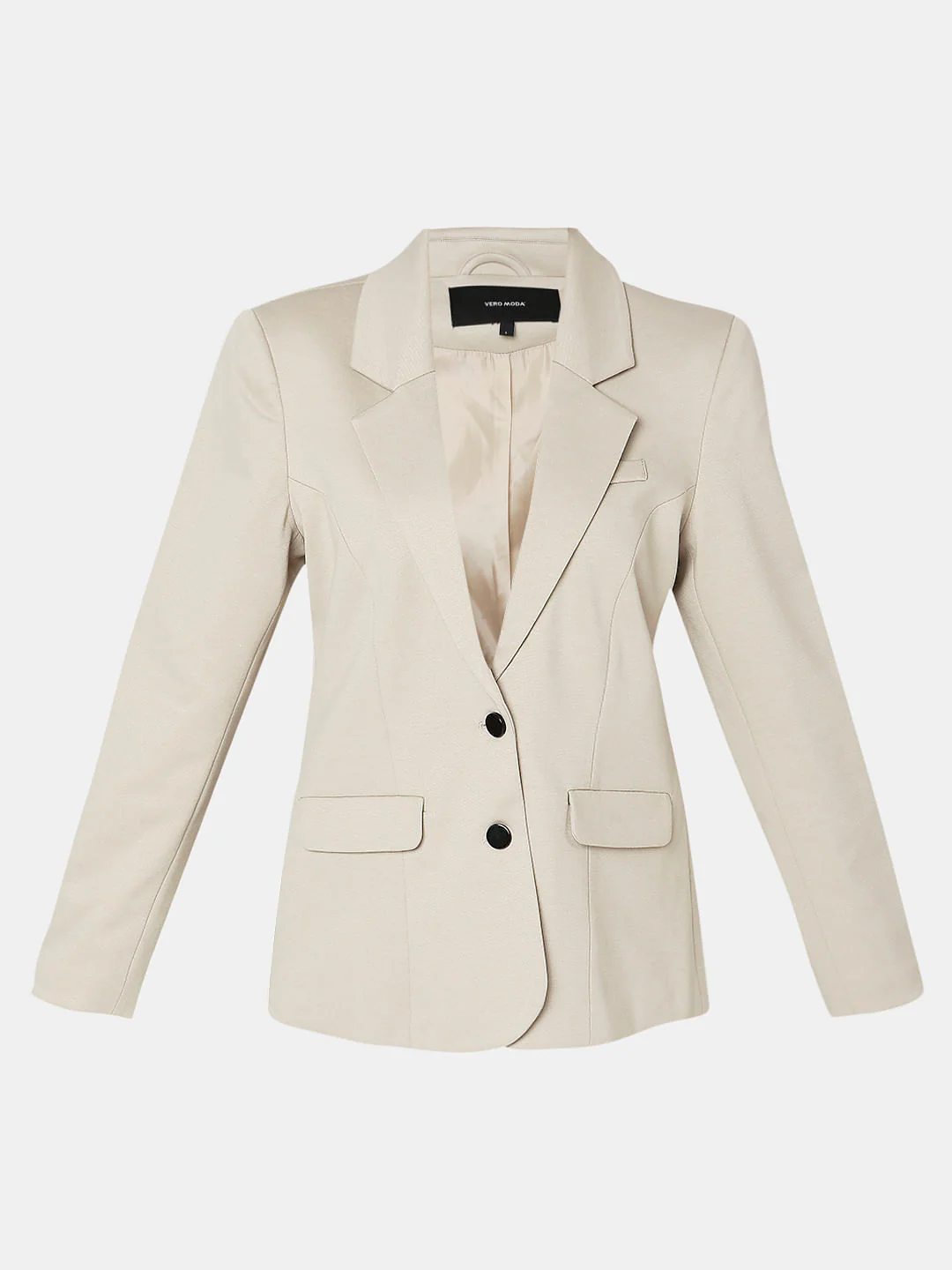 Beige Co-Ord Set Formal Blazer - Image 6