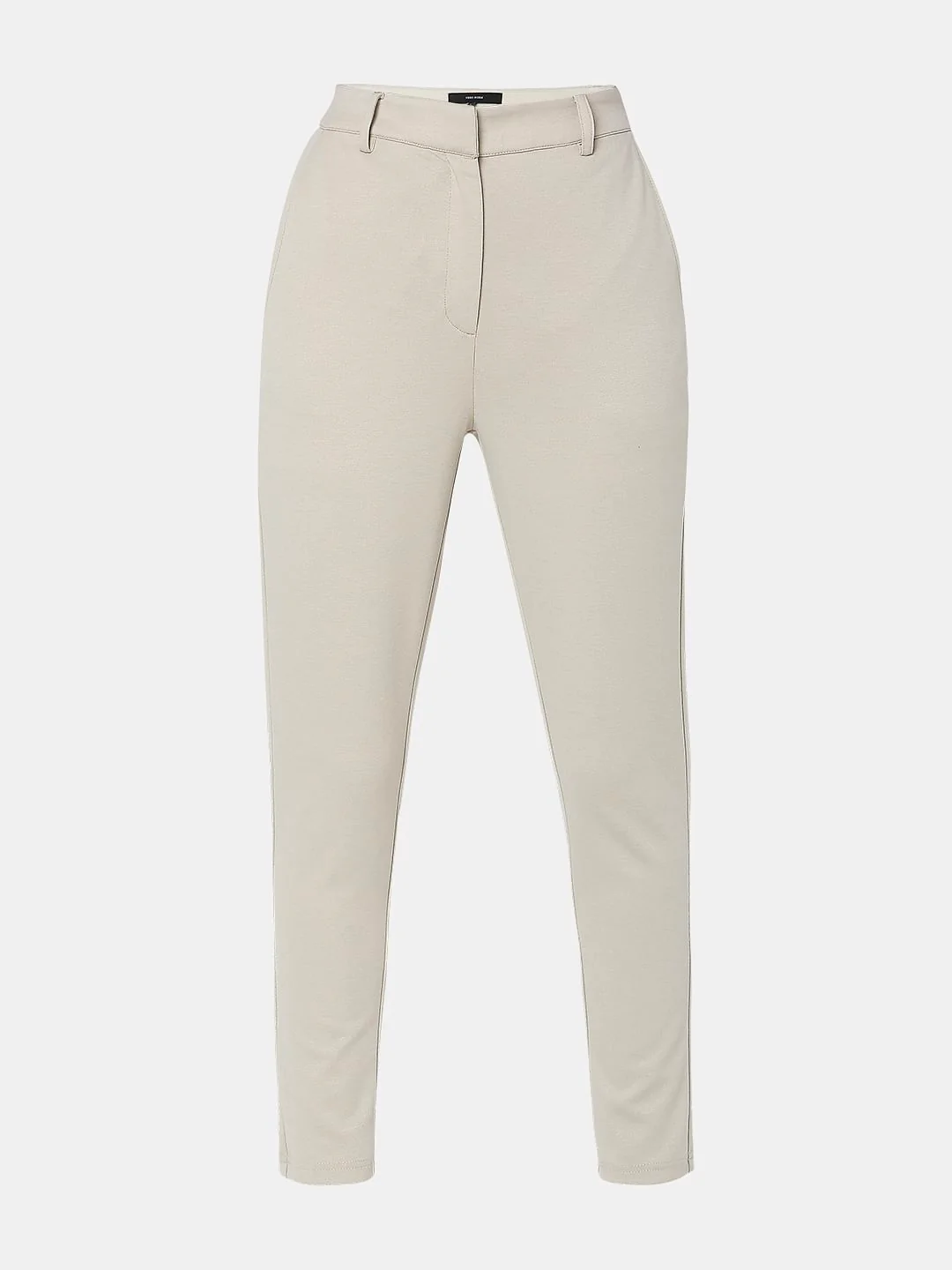 Beige Mid Rise Skinny Fit Co-Ord Set Trousers - Image 7