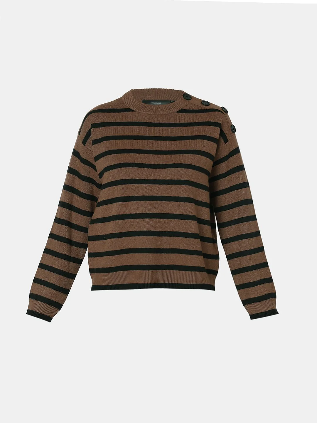 Brown Striped Pullover - Image 7