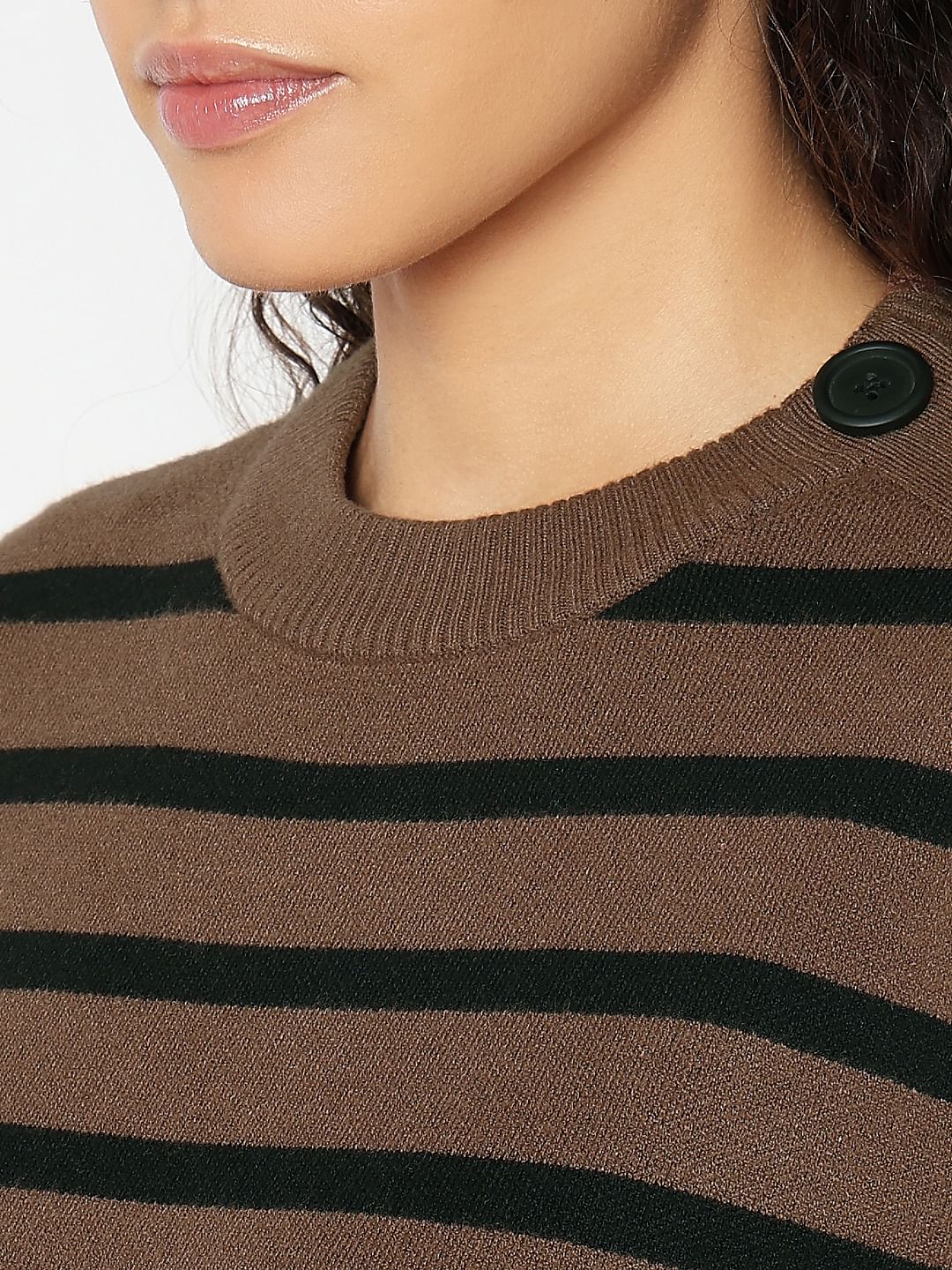 Brown Striped Pullover - Image 8