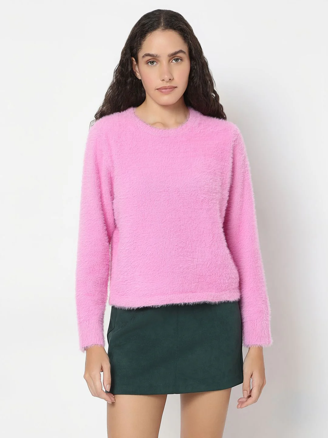 Pink Fuzzy Pullover - Image 2