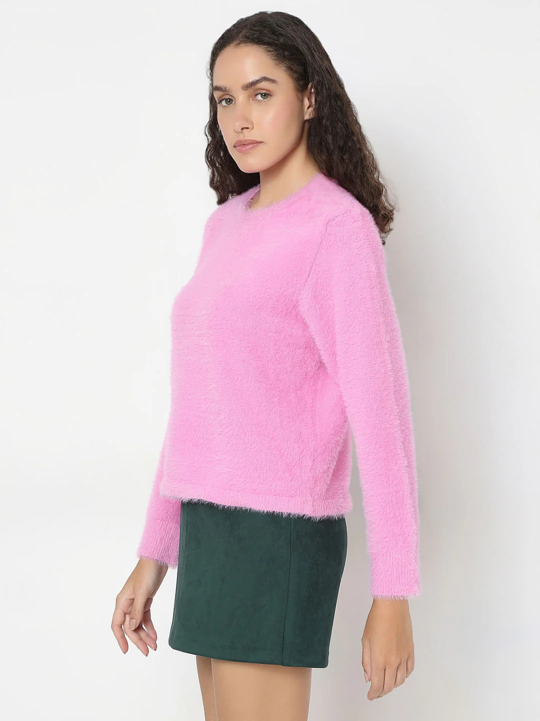 Pink Fuzzy Pullover - Image 4