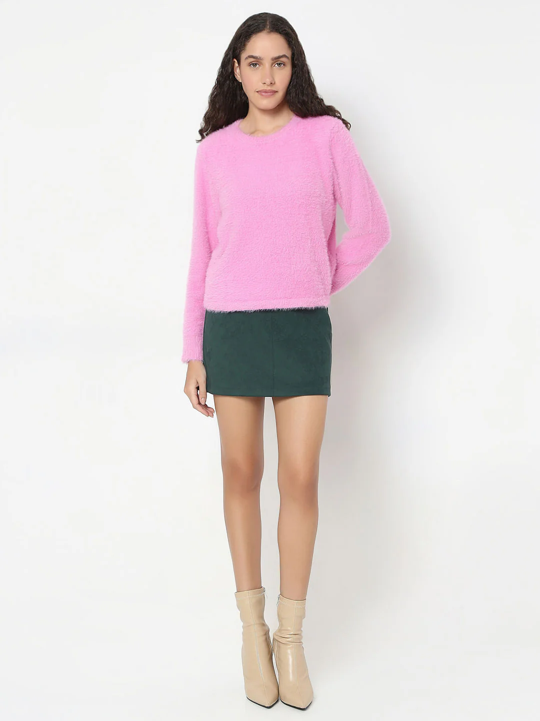 Pink Fuzzy Pullover - Image 5