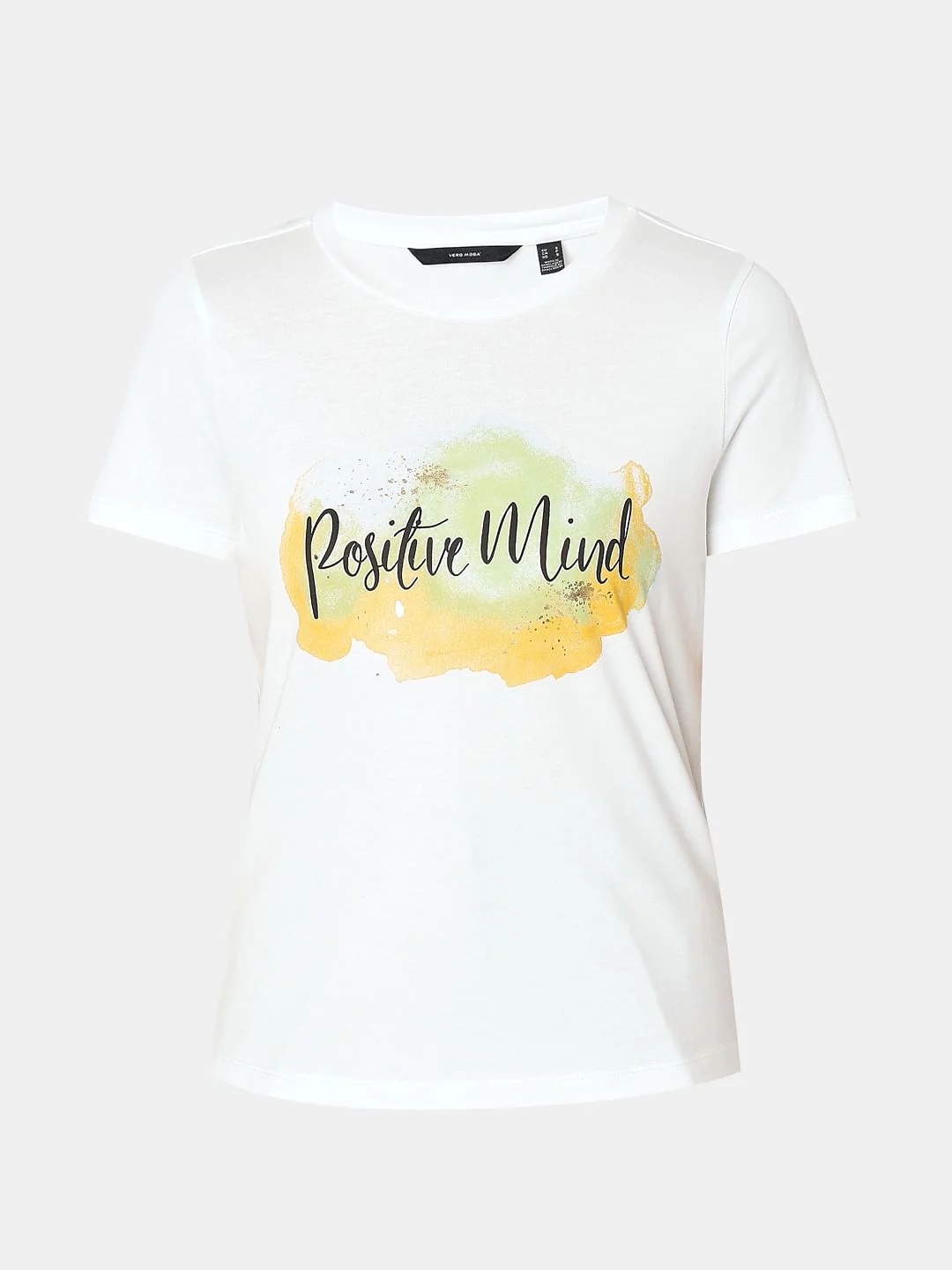 White Printed Organic Cotton T-Shirt - Image 7