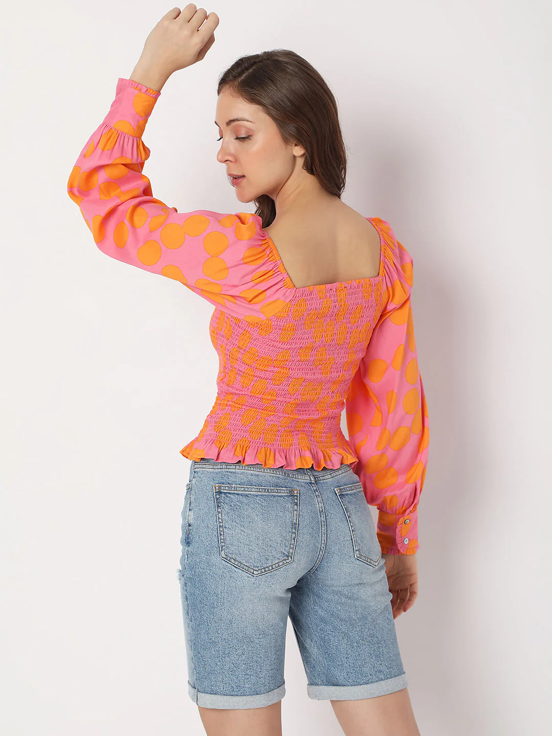 Pink Polka Dot Top - Image 4