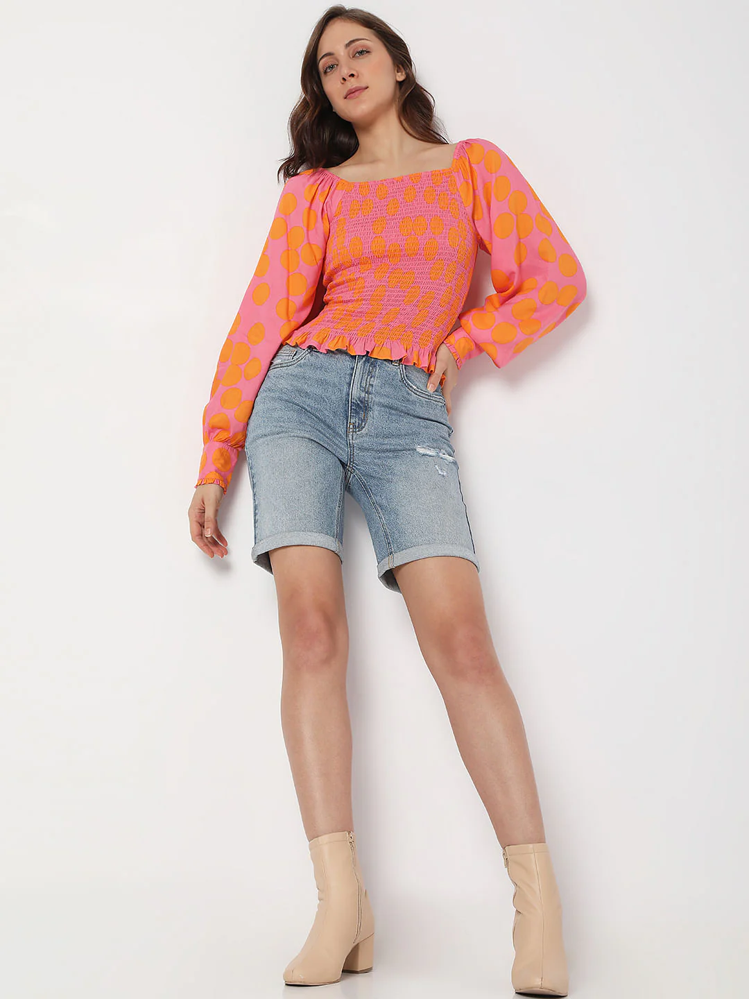 Pink Polka Dot Top - Image 5