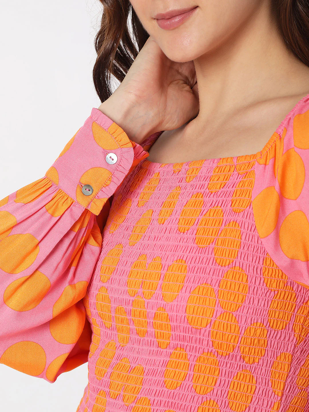 Pink Polka Dot Top - Image 6