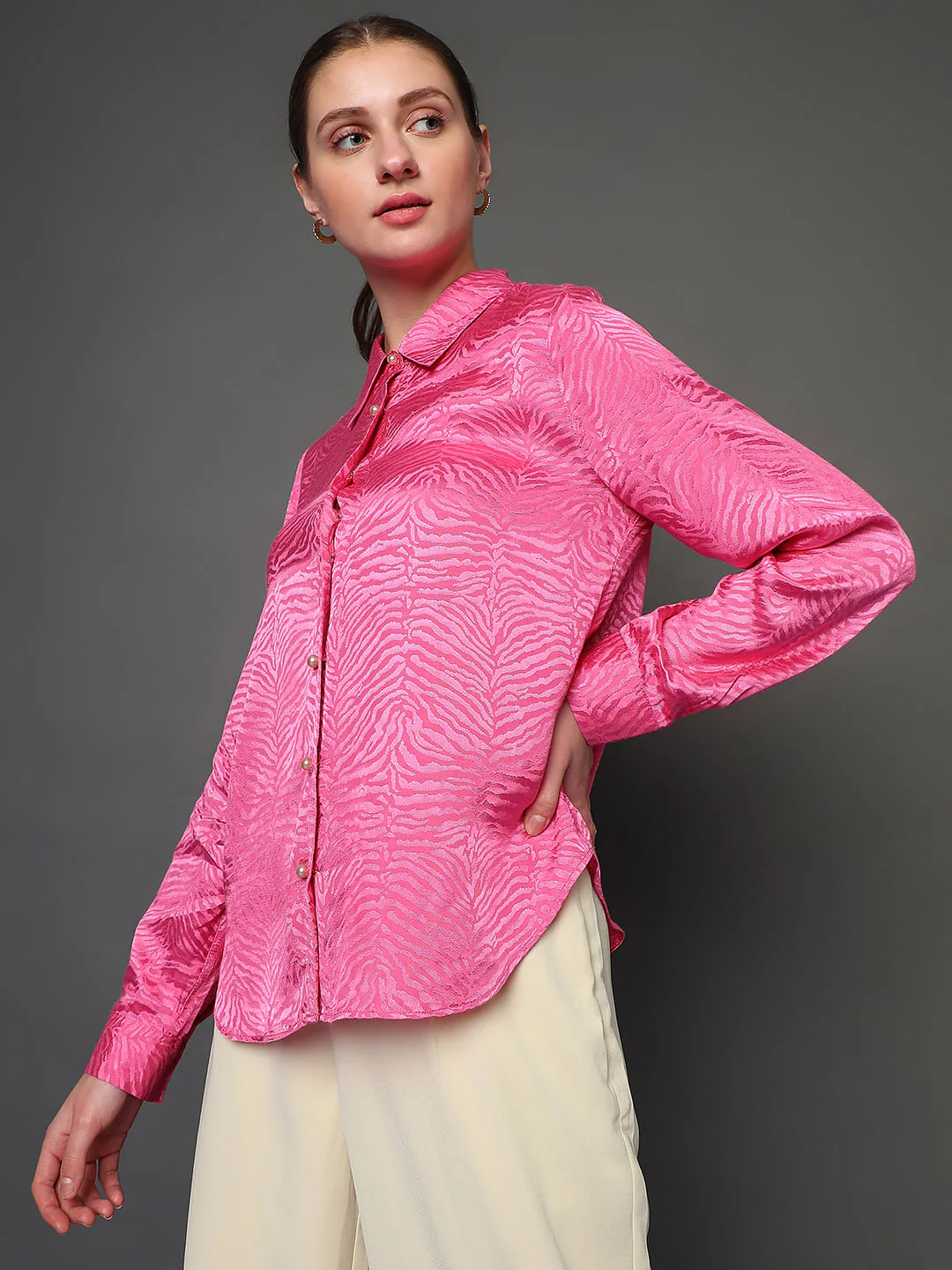 Pink Animal Print Shirt - Image 2