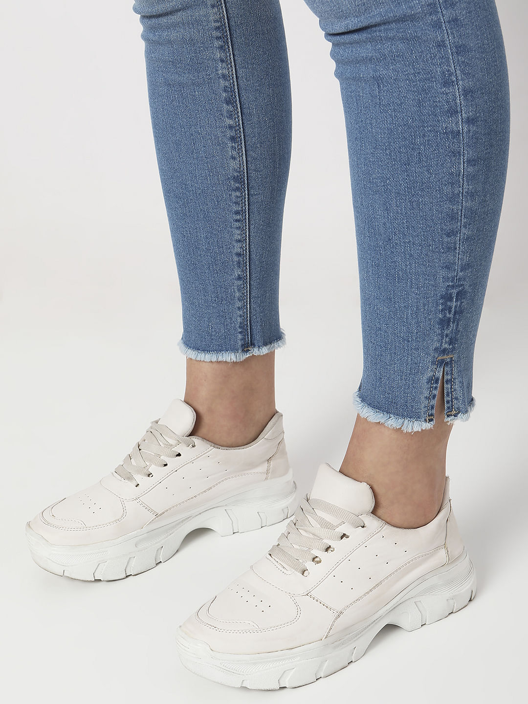 Light Blue High Rise Wendy Skinny Fit Jeans - Image 9