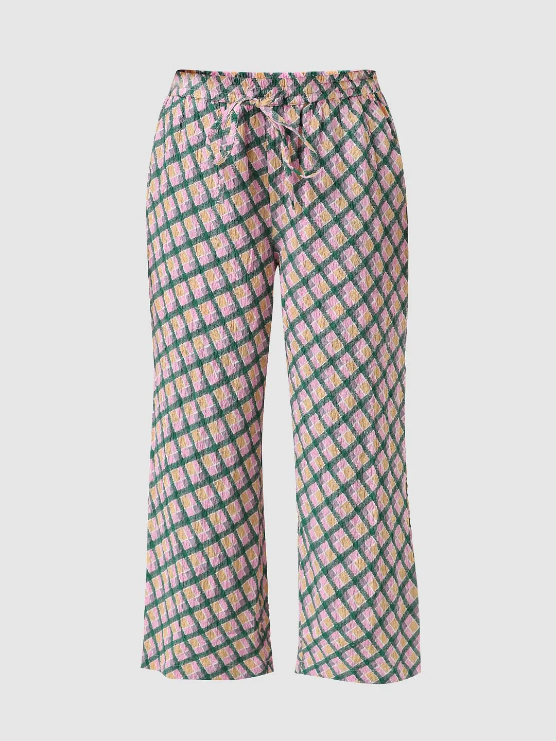 Girl Multi-Coloured Mid Rise Printed Pants - Image 5