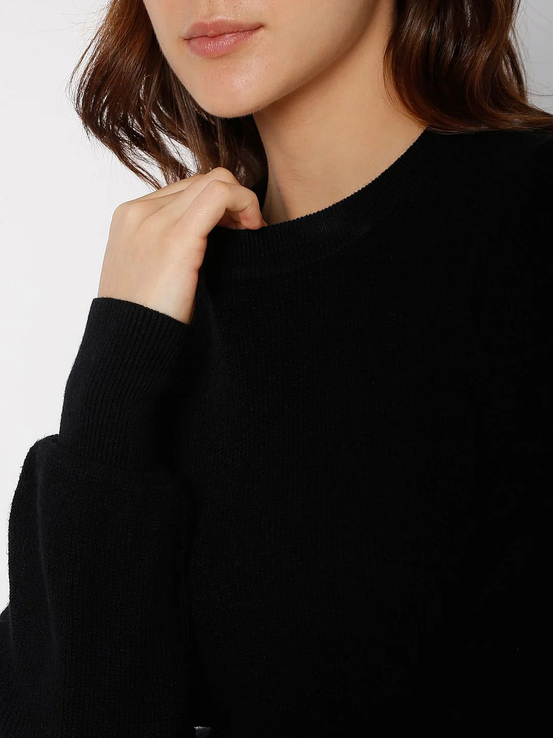 Black Peplum Pullover - Image 6