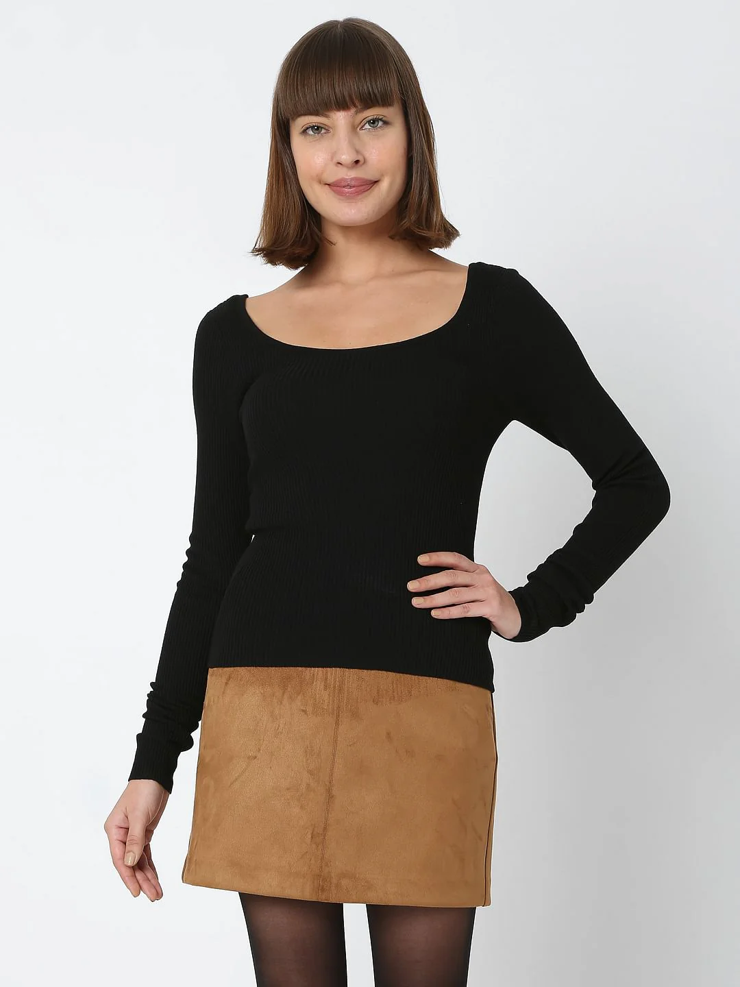 Black Body Fitting Top - Image 2