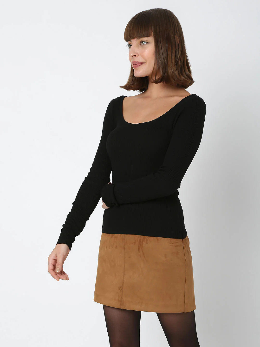 Black Body Fitting Top - Image 3