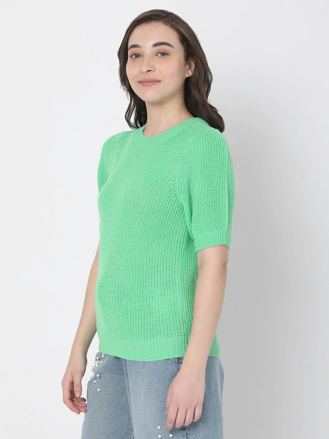 Green Knit Top - Image 3